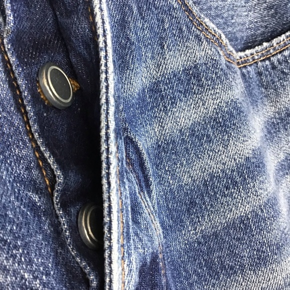 Good American Good Boy Frayed Hem Boyfriend Jeans Size 29P. - Picture 5 of 11